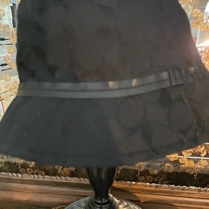 Coach Y2K Women's Black Monogram Bucket Hat